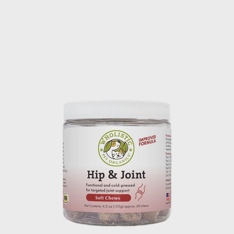 Wholistic Pet Dog Hip &amp; Joint Chews Supplement 120 count