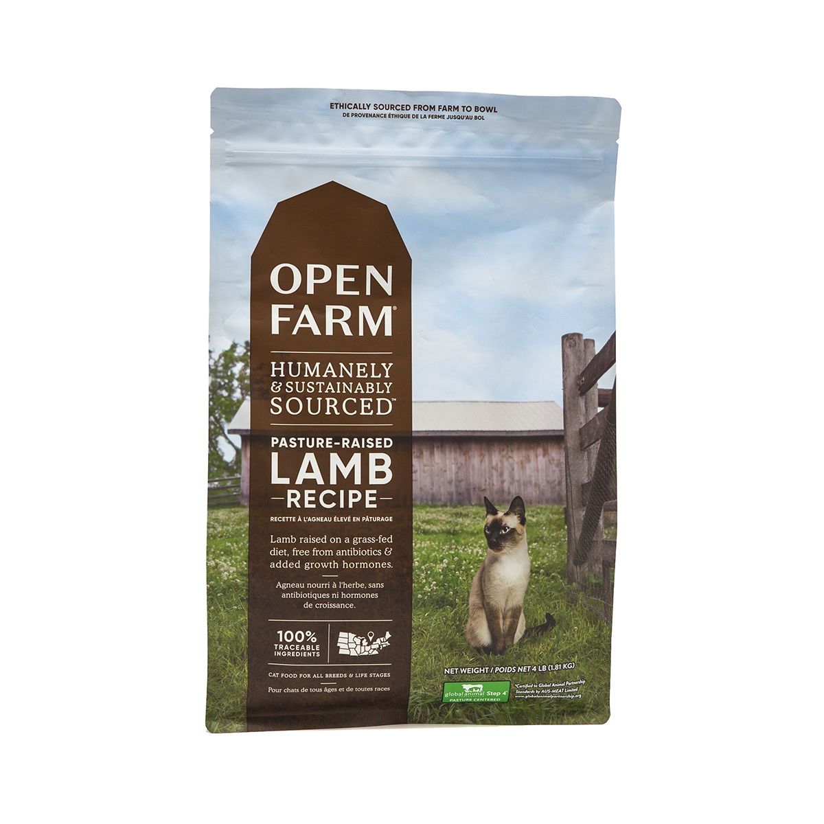 Open Farm Cat Grain Free Lamb, Size: 4lb