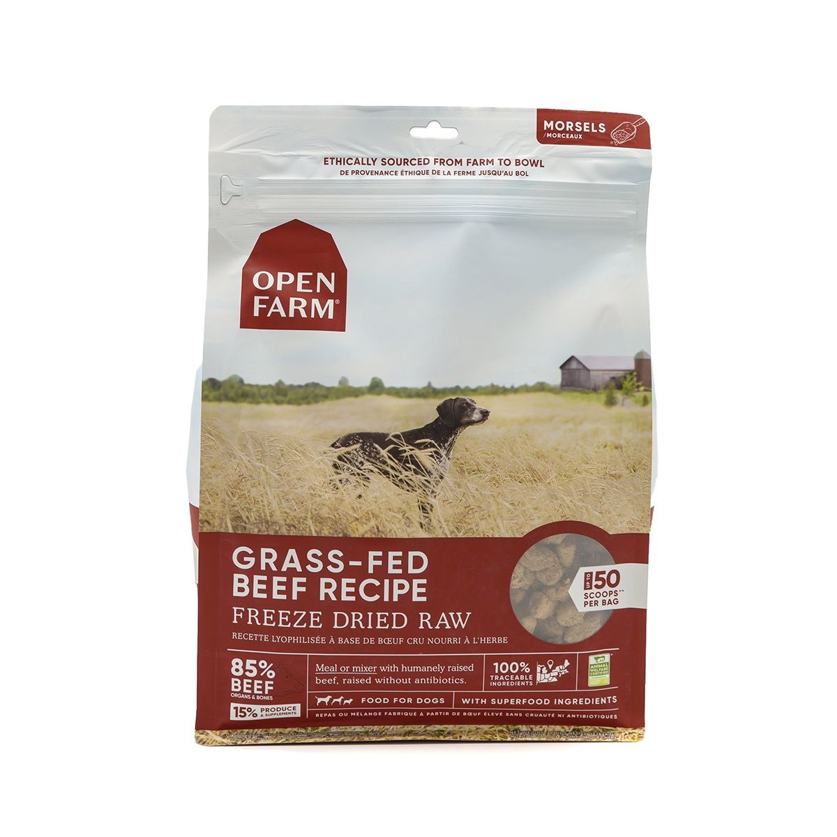 Open Farm Dog Freeze Dried Morsels Beef, Size: 3.5oz