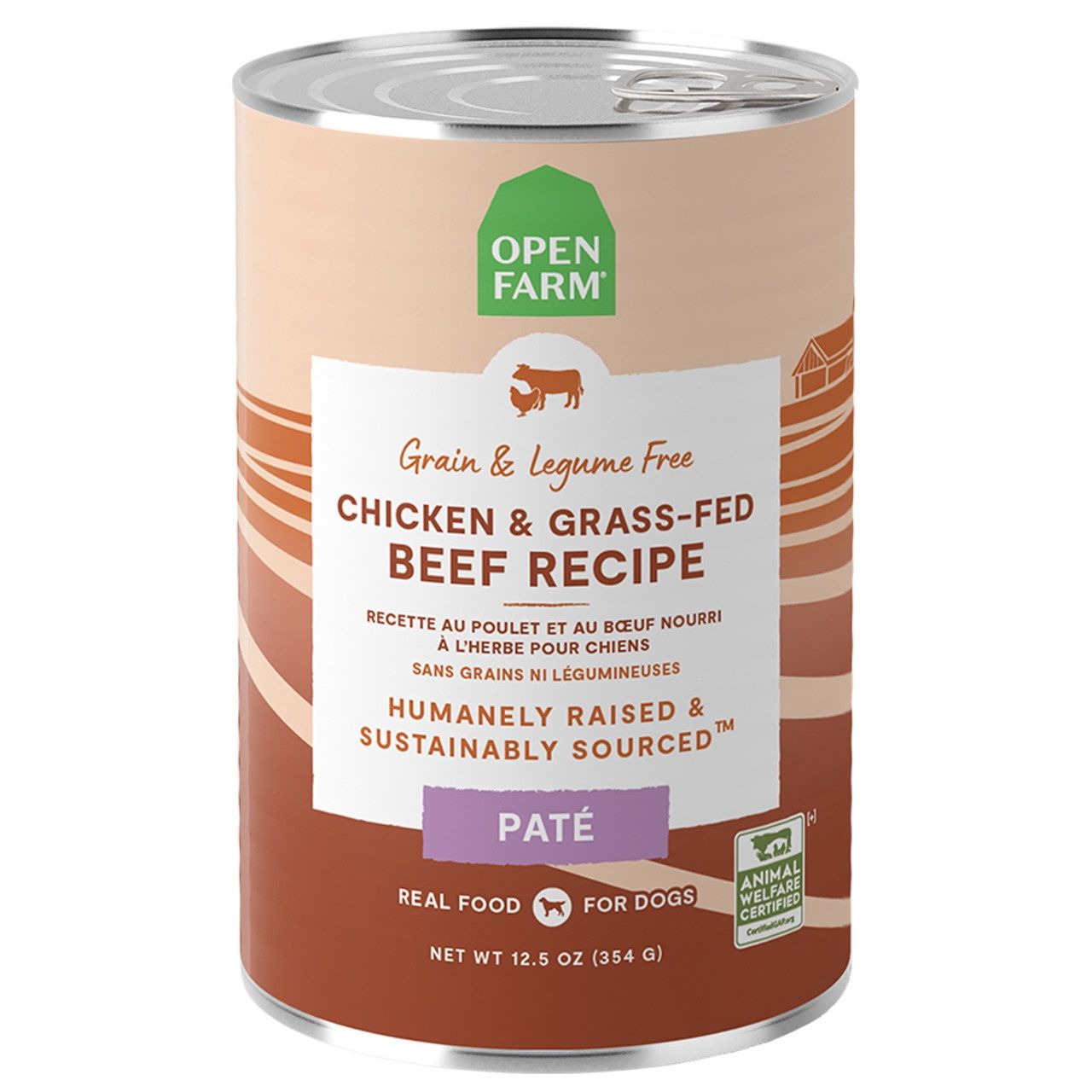 Open Farm Dog Can Chicken &amp; Beef Pate 12.5oz
