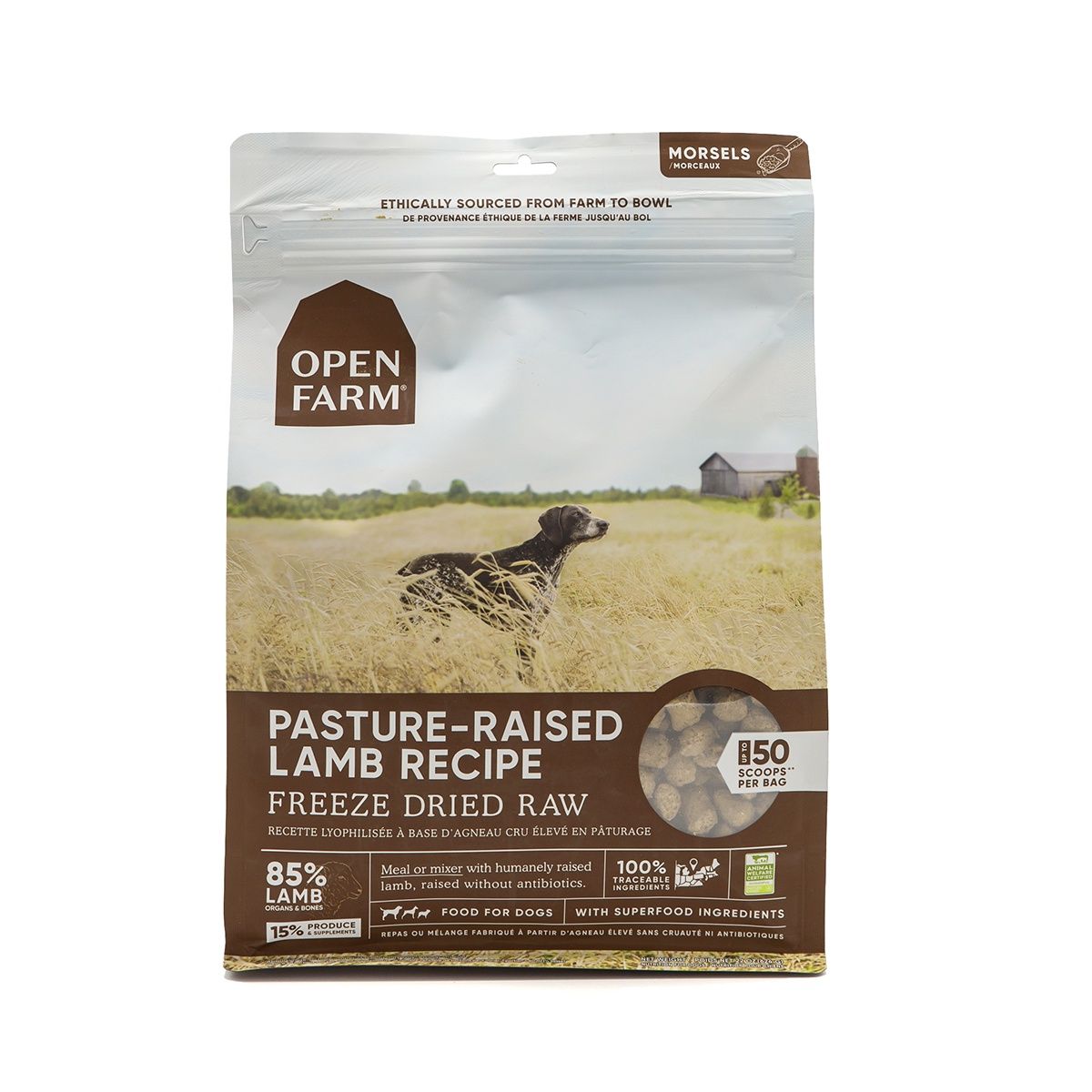 Open Farm Dog Freeze Dried Morsels Lamb, Size: 3.5oz