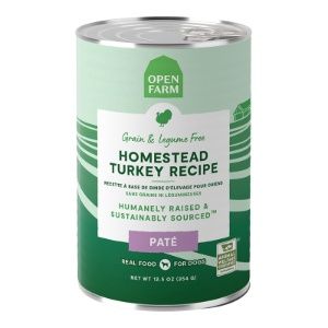 Open Farm Dog Can Grain Free Homestead Turkey Pate 12.5oz