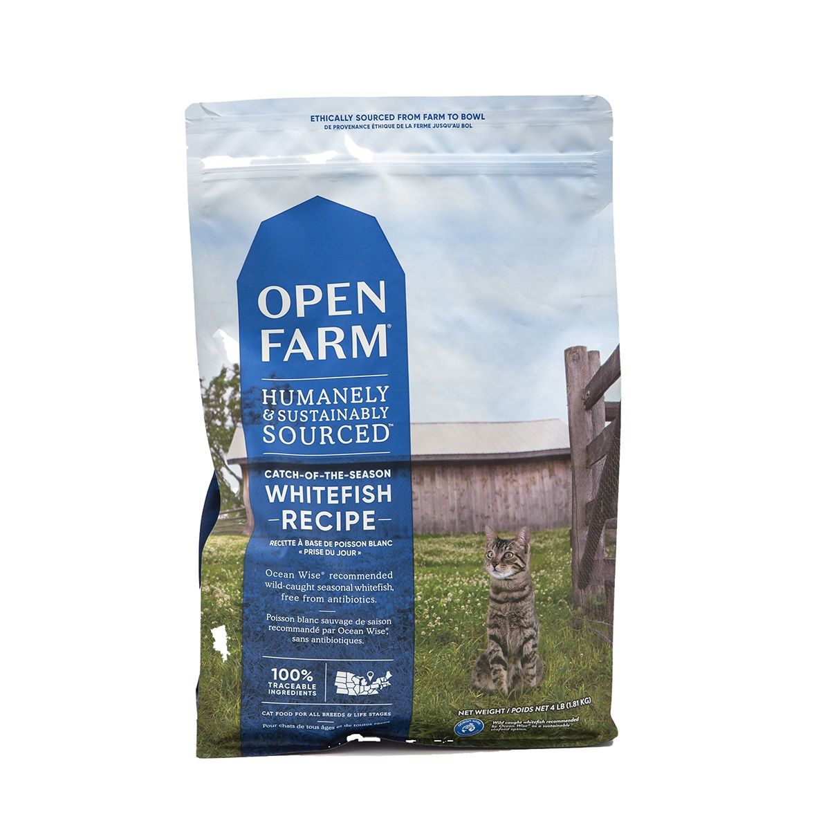 Open Farm Cat Grain Free Whitefish, Size: 4lb