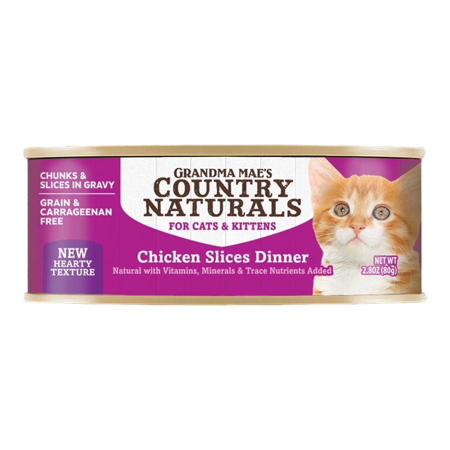 Grandma Mae&#39;s Cat Slices Chicken Dinner 2.8oz