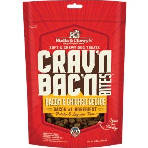 Stella &amp; Chewy&#39;s Dog Crav&#39;n Bacon Bites Chicken 8.25oz
