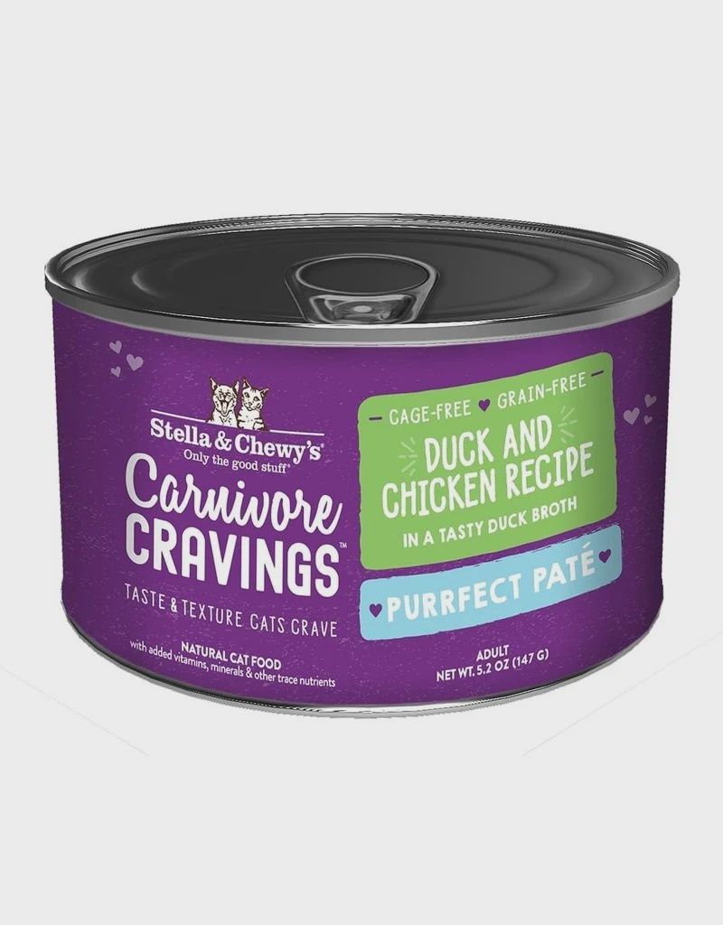 Stella &amp; Chewy&#39;s Cat Carnivore Cravings Pate Duck &amp; Chicken 5.2oz