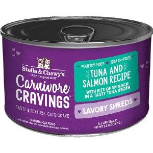 Stella &amp; Chewy's Cat Carnivore Cravings Shreds Tuna &amp; Salmon