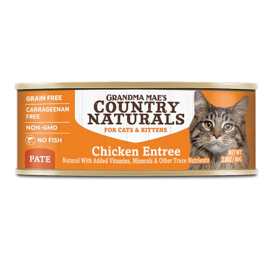 Grandma Mae&#39;s Cat Pate Chicken Entrée, Size: 2.8oz