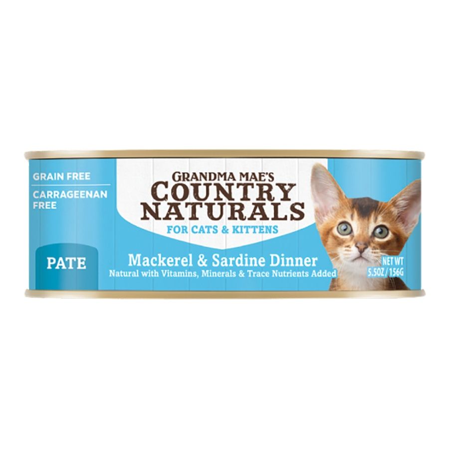 Grandma Mae&#39;s Cat Pate Mackeral &amp; Sardine Dinner 5.5oz