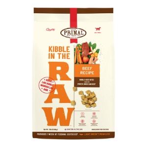 Primal Dog Freeze-Dried Kibble in the Raw Beef, Size: 1.5lb