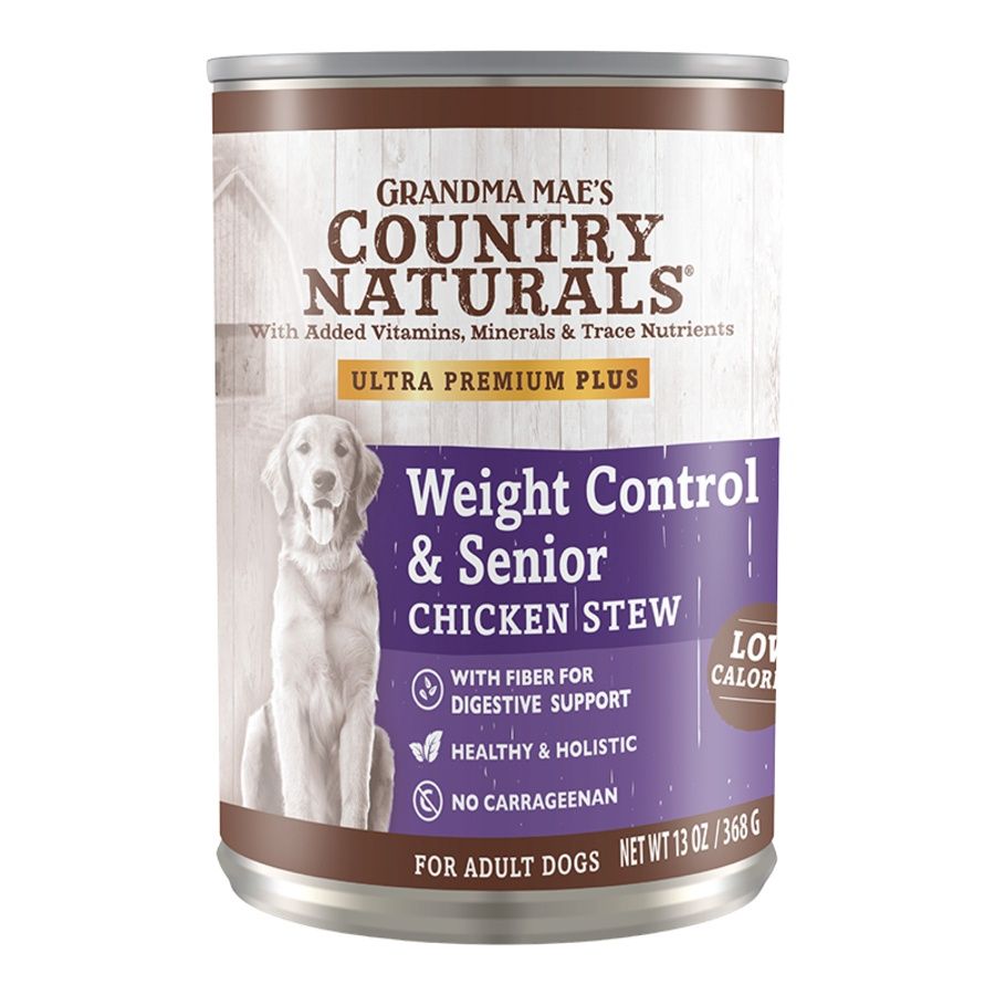 Grandma Mae&#39;s Dog Stew Weight Control &amp; Senior Chicken 13oz