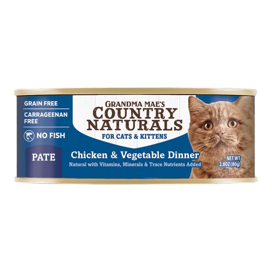 Grandma Mae&#39;s Cat Pate Chicken &amp; Vegetable Dinner 2.8oz