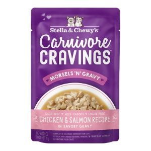 Stella &amp; Chewy's Cat Carnivore Cravings Morsels Chicken &amp; Salmon 2.8oz