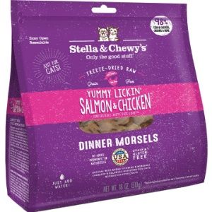 Stella &amp; Chewy&#39;s Cat Freeze-Dried Salmon &amp; Chicken 18oz