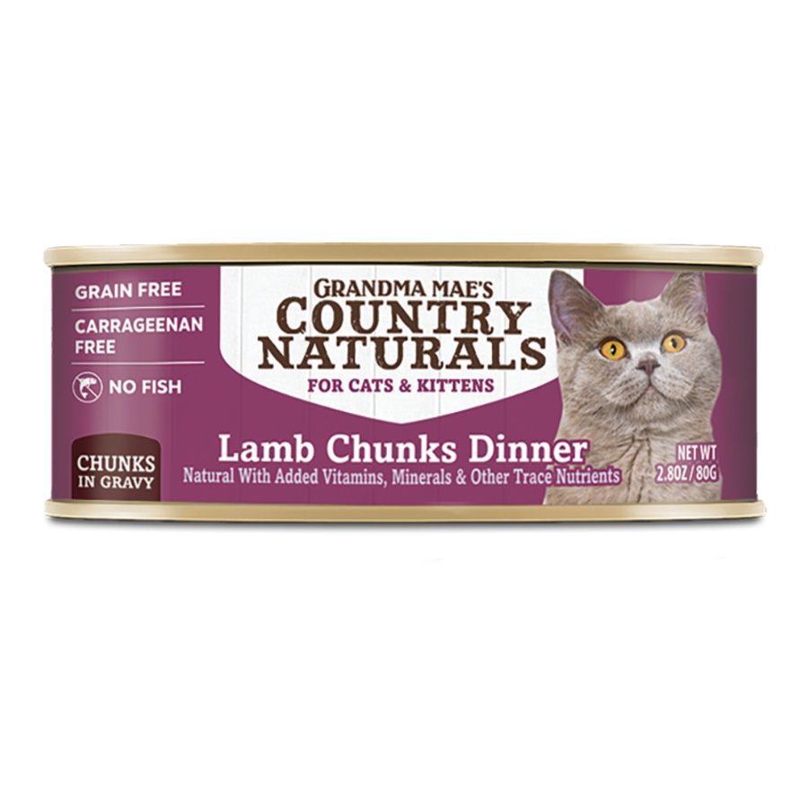 Grandma Mae&#39;s Cat Chunks Lamb 2.8oz