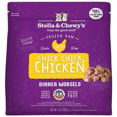 Stella &amp; Chewy&#39;s Cat Frozen Morsels Dinner Chicken, Size: 1.25lb