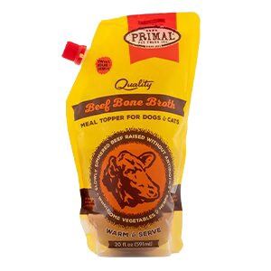 Primal Frozen Bone Broth Beef, Size: 16 Oz