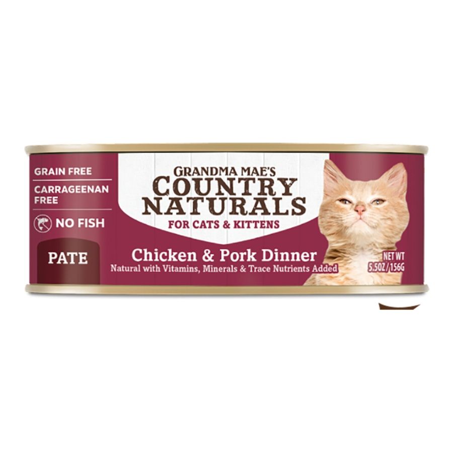 Grandma Mae&#39;s Cat Pate Pork &amp; Chicken Dinner 5.5oz