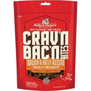 Stella &amp; Chewy&#39;s Dog Crav&#39;n Bacon Bites Beef 8.25oz