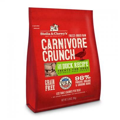 Stella &amp; Chewy&#39;s Dog Carnivore Crunch Duck 3.25oz