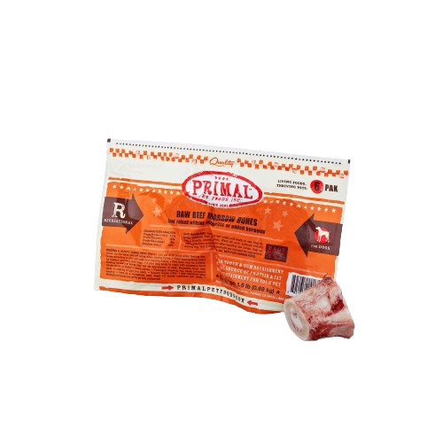 Primal Dog Frozen Marrow Bone Chew, Size: Small