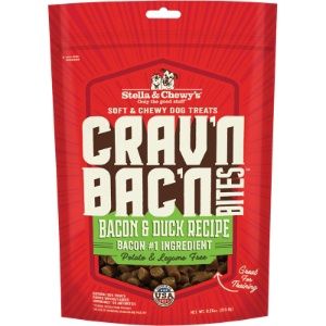 Stella &amp; Chewy&#39;s Dog Crav&#39;n Bacon Bites Duck 8.25oz
