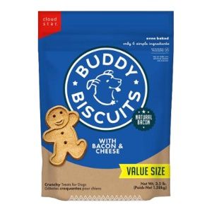 CloudStar Dog Buddy Biscuits Bacon Cheese