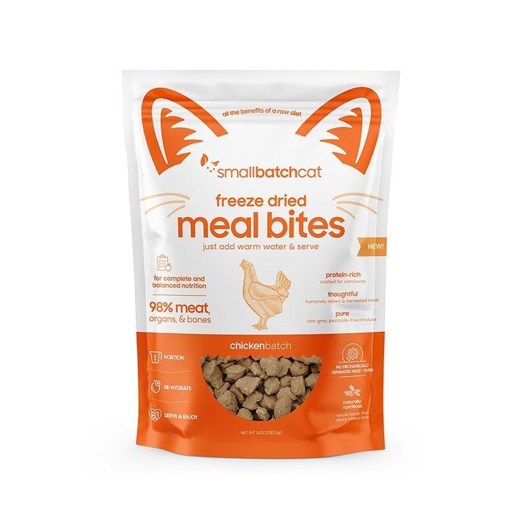SmallBatch Cat Freeze-Dried Meal Bites Chicken 10oz