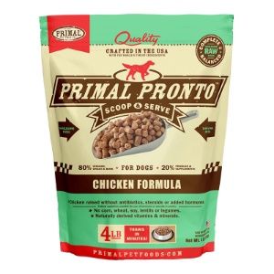 Primal Dog Frozen Pronto Raw Chicken 4lb