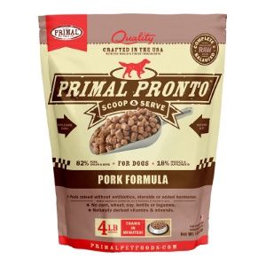 Primal Dog Frozen Pronto Raw Pork 4lb