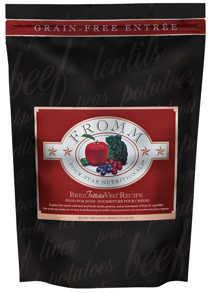 Fromm Dog 4 Star Beef Fritta Veg, Size: 4 lb