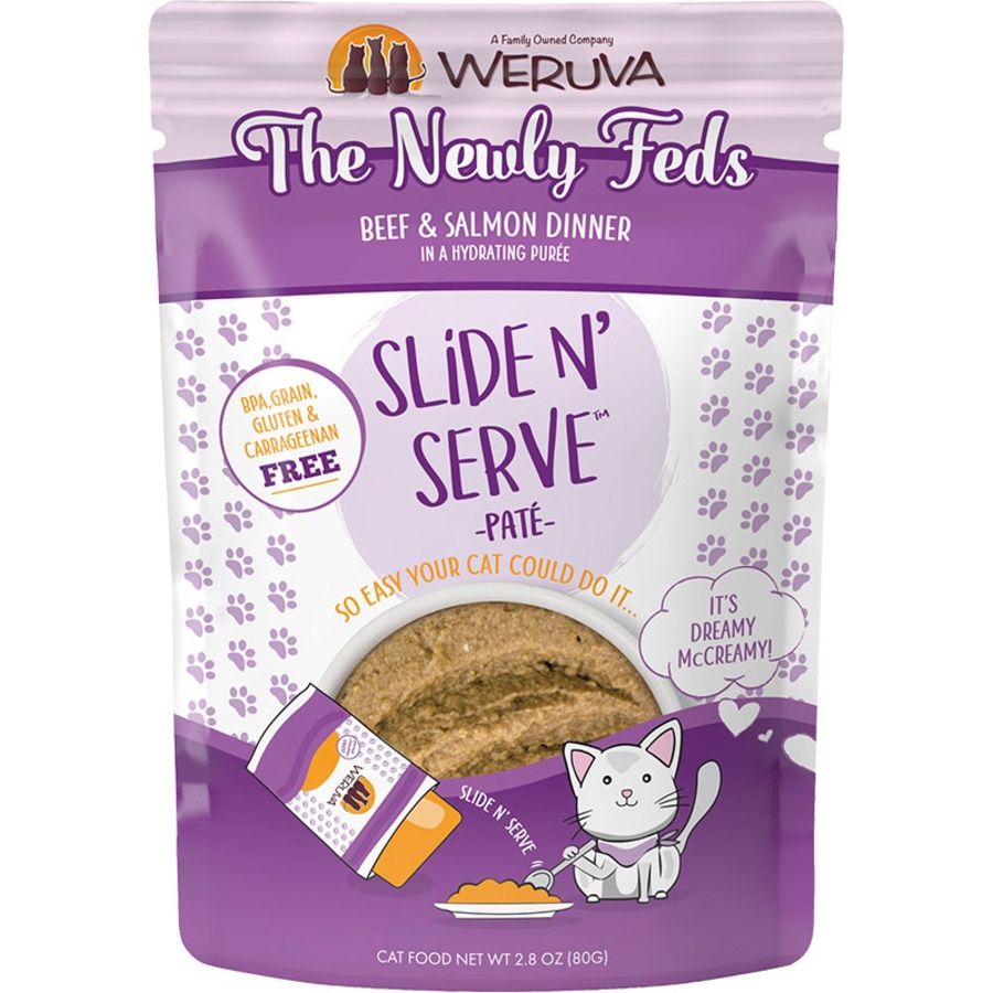 Weruva Cat Slide &amp; Serve Newly Feds Pouch 2.8oz
