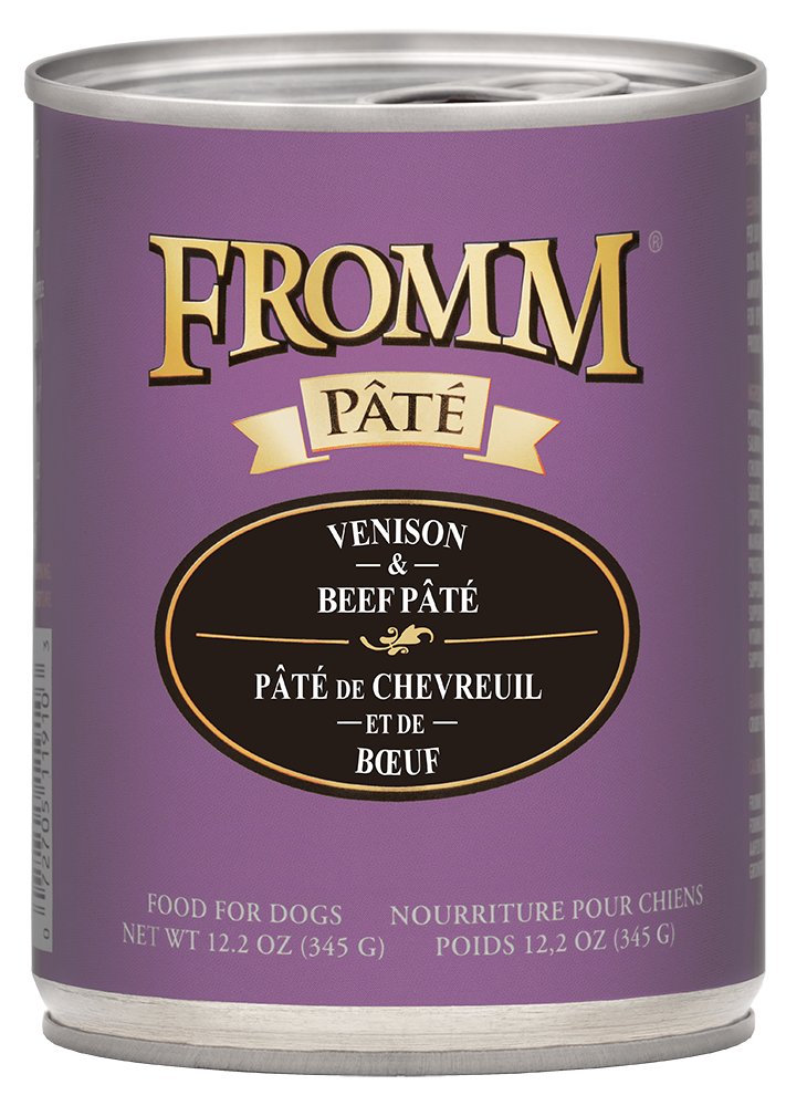 Fromm Dog Venison &amp; Beef Pate Can 12oz