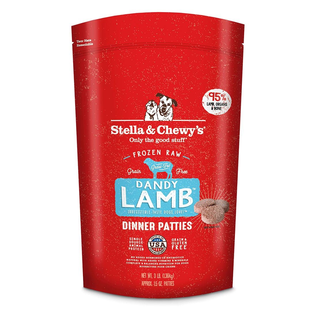 Stella &amp; Chewy&#39;s Dog Frozen Patties Lamb, Size: 3lb