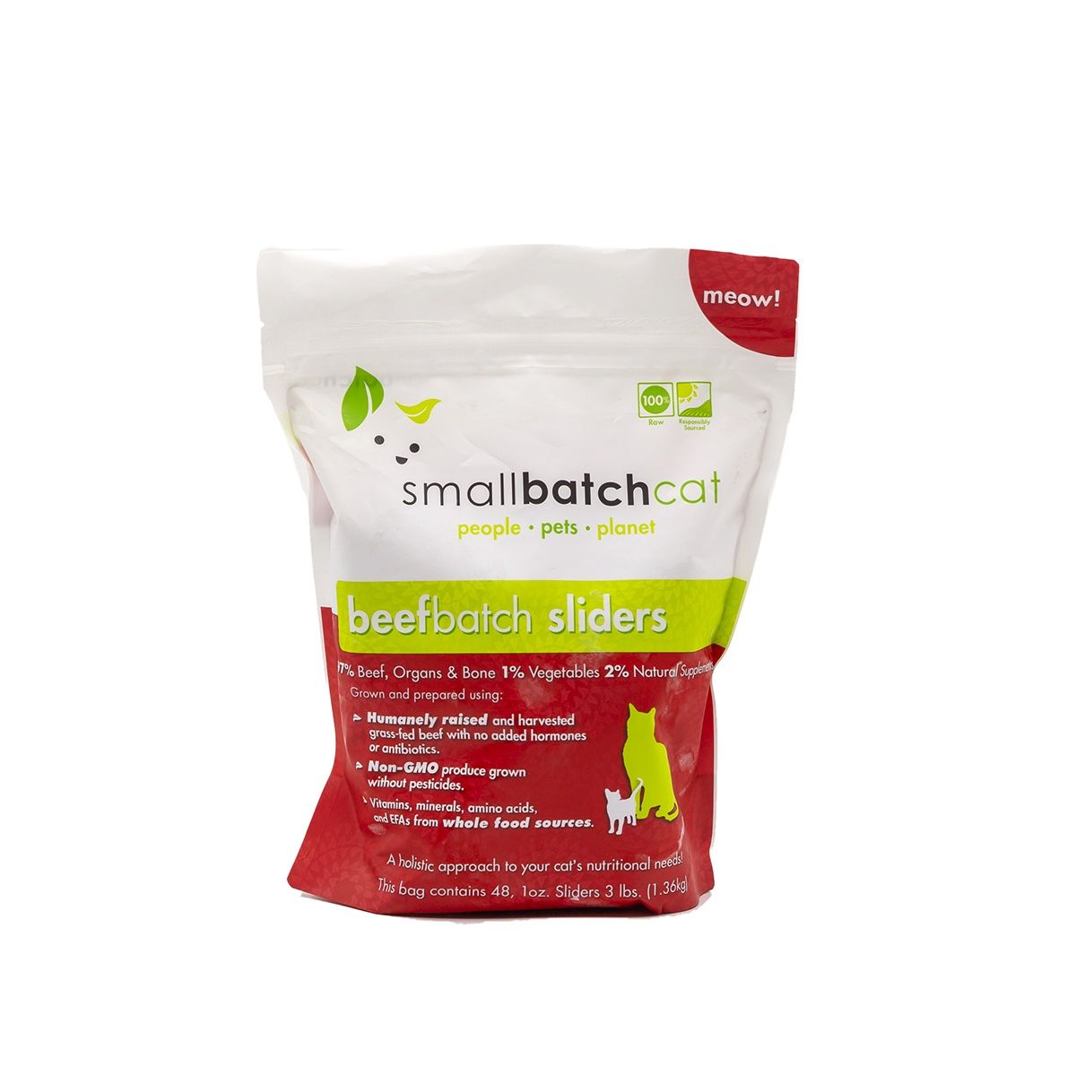 SmallBatch Cat Frozen Beef Sliders 3lb