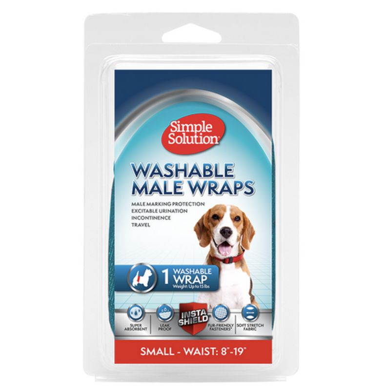 Simple Solution Washable Male Dog Wrap Small