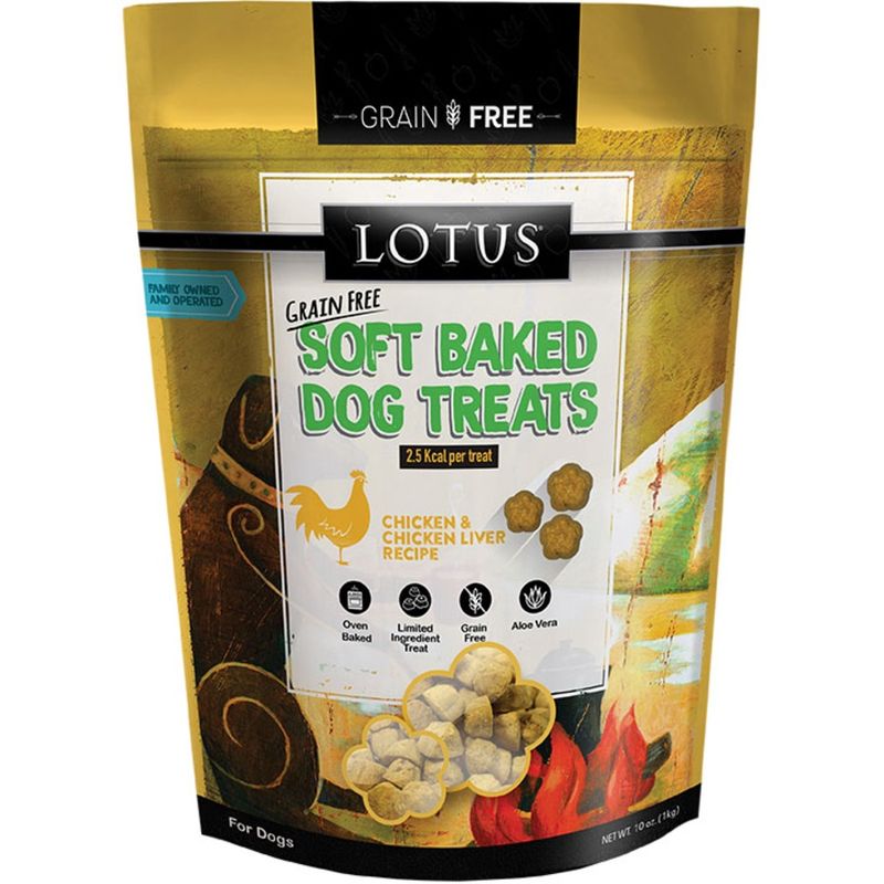 Lotus Dog Soft Baked Treats Chicken 10oz