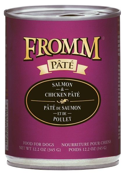 Fromm Dog Salmon &amp; Chicken Pate Can 12.2oz