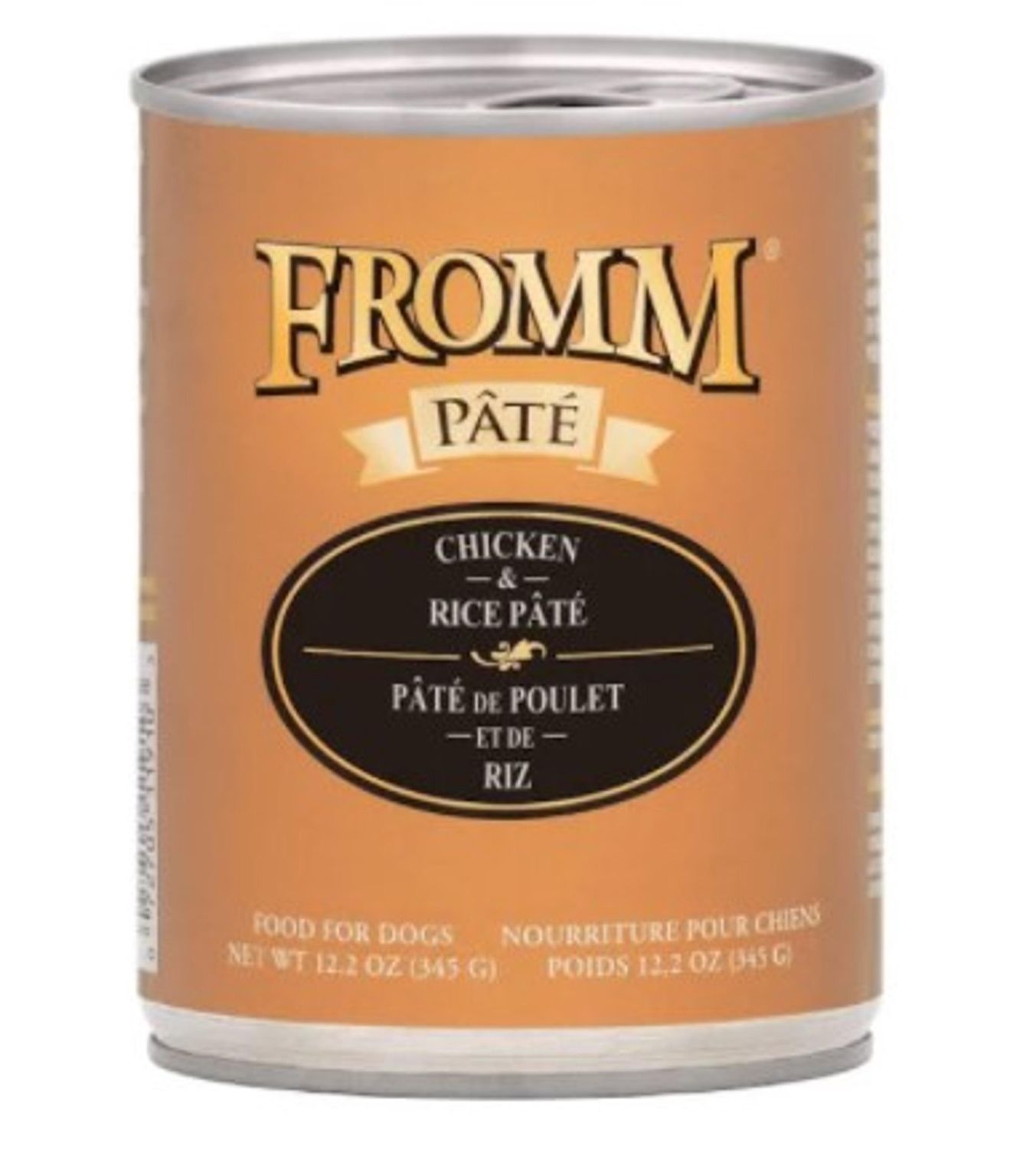 Fromm Dog Chicken &amp; Rice Pate Can 12.2oz