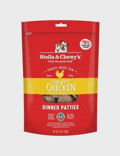 Stella &amp; Chewy&#39;s Dog Freeze-Dried Patties Chicken, Size: 5.5oz