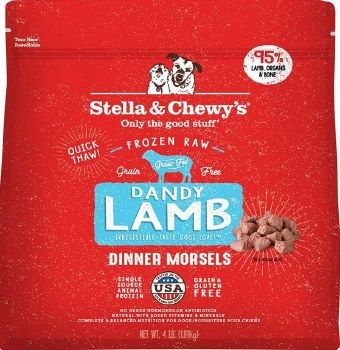 Stella &amp; Chewy&#39;s Dog Frozen Morsels Lamb 4lb