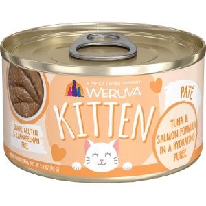 Weruva Cat Kitten Puree Tuna Salmon 3oz