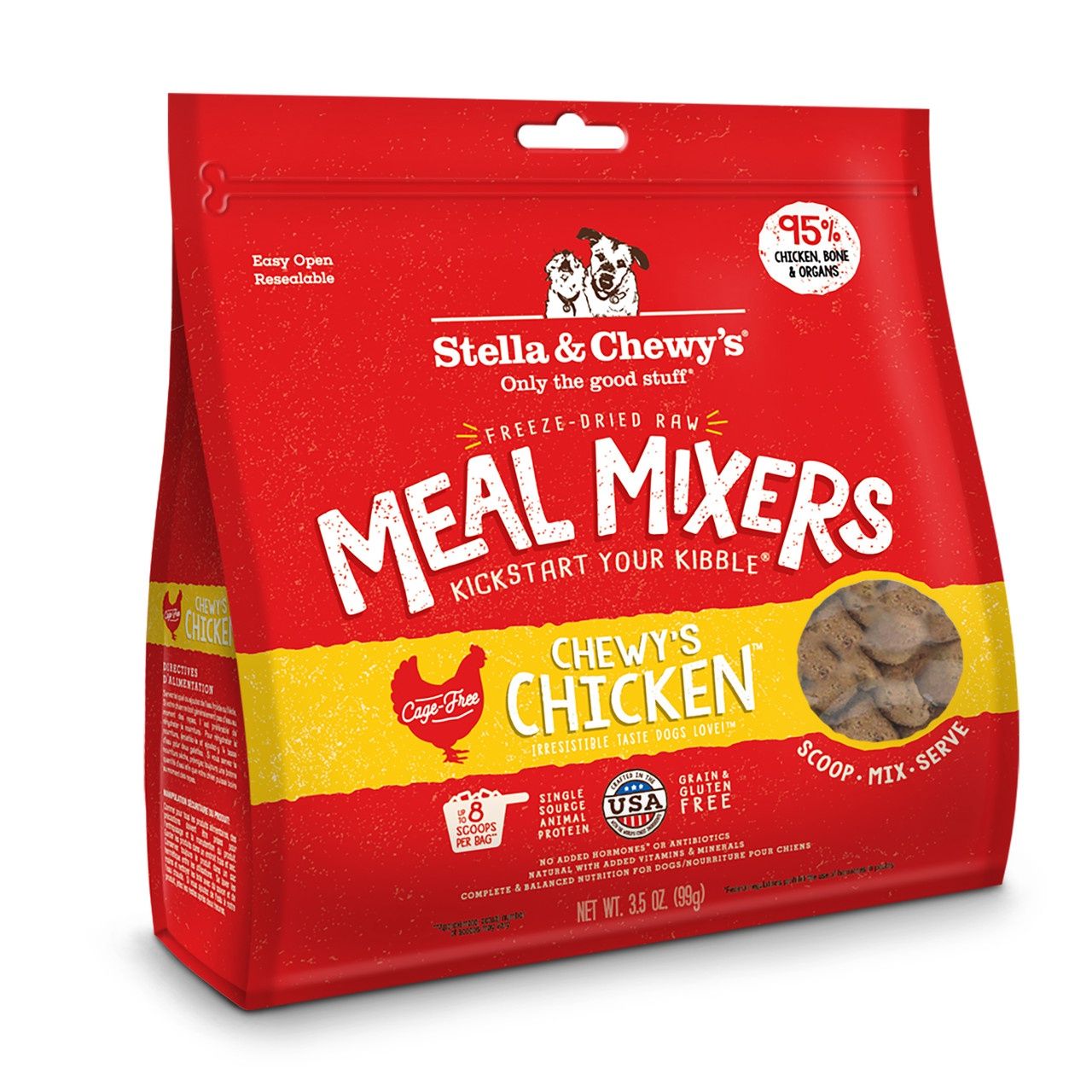 Stella &amp; Chewy's Dog Freeze-Dried Meal-Mixers Chicken