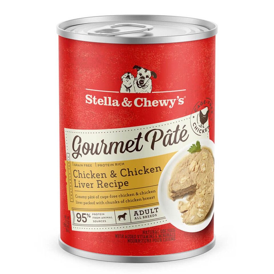 Stella &amp; Chewy&#39;s Dog Gourmet Pate Chicken &amp; Chicken Liver 12.5oz