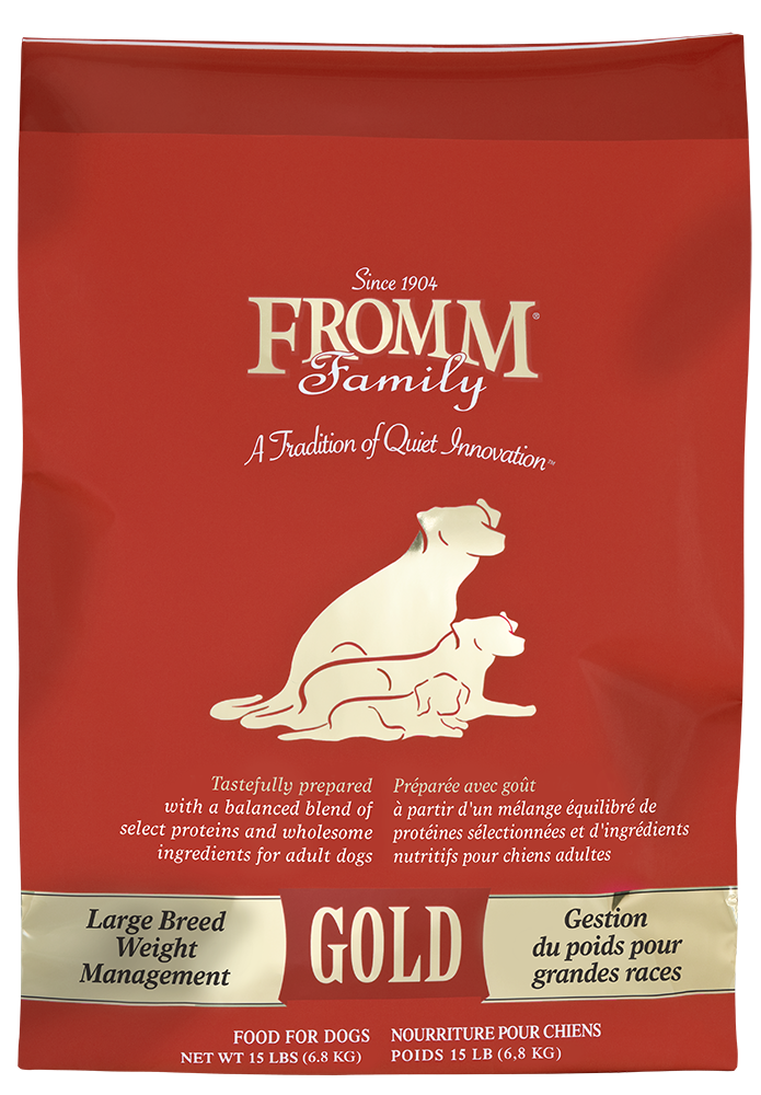 Fromm Dog Gold Large Breed Weight Management Red, Size: 15 lb