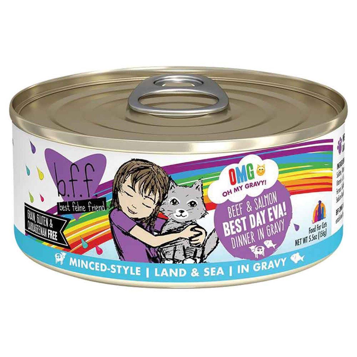 Weruva Cat BFF Best Day Eva Beef &amp; Salmon Can 5.5oz