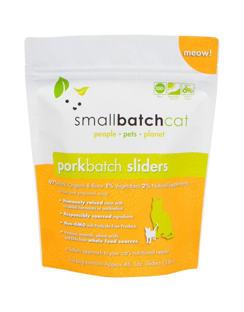 SmallBatch Cat Frozen Pork Sliders 3lb
