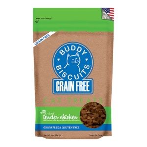 CloudStar Cat Buddy Biscuits Grain Free Chicken 3oz