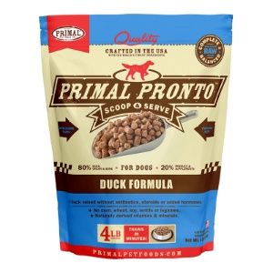 Primal Dog Frozen Pronto Raw Duck 4lb