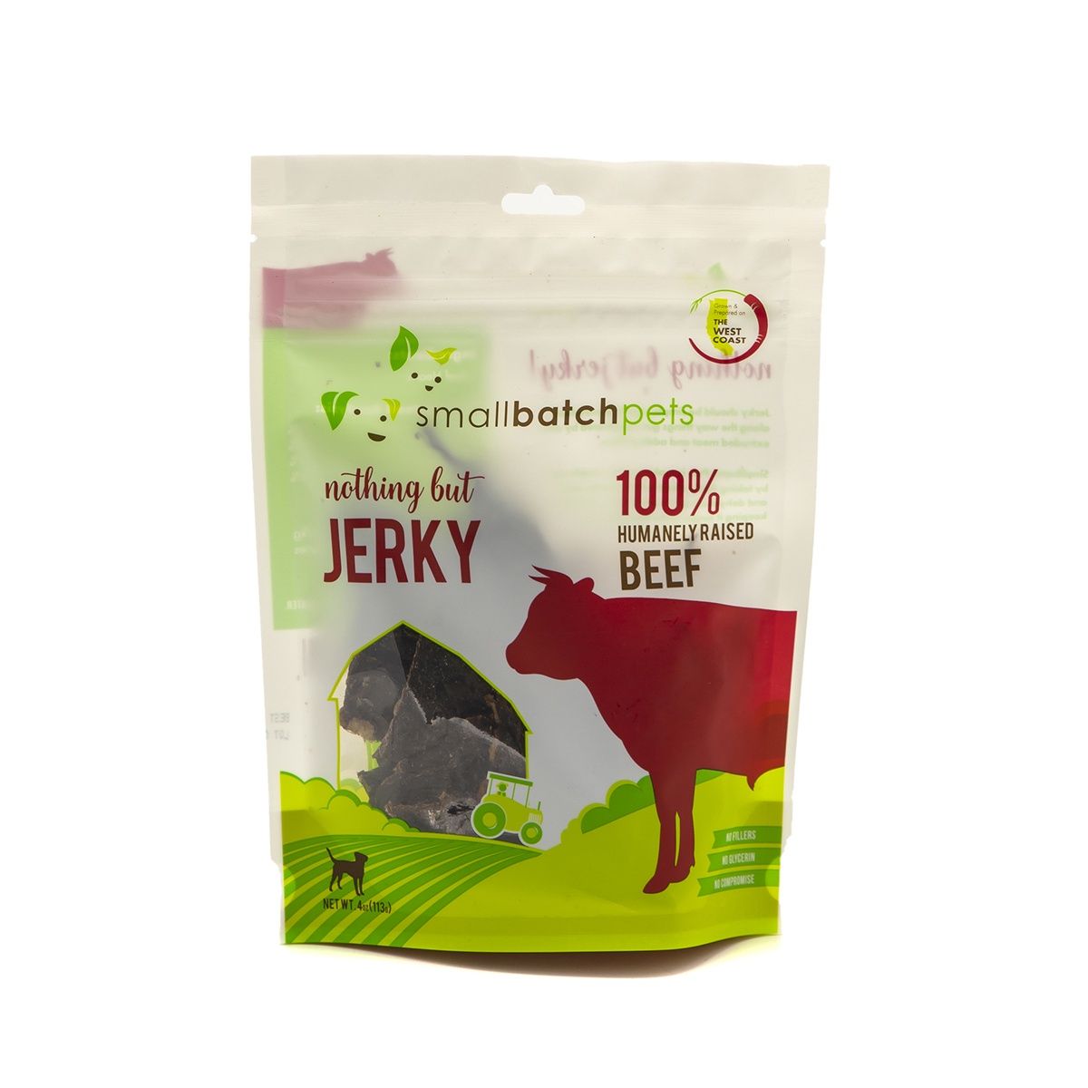 SmallBatch Dog Beef Jerky 4oz